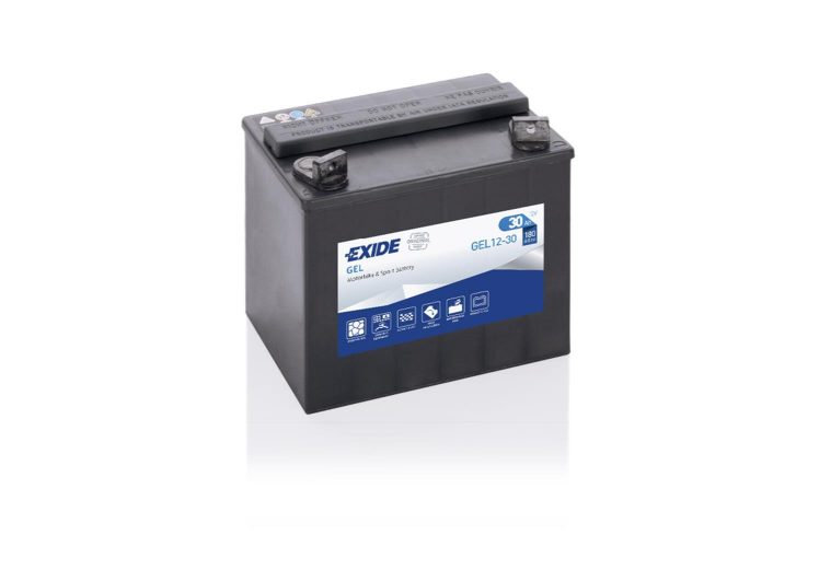 Moto akumulator EXIDE gel12-30 30Ah 180A L+ (197x132x186)