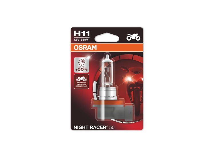 Žarulja OSRAM H11 12V 55W 64211NR5-01B PGJ19-2 NIGHT RACER +50% SVJETLA BLISTER 1/1