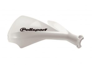 Moto štitnici za ruke POLISPORT bijeli set