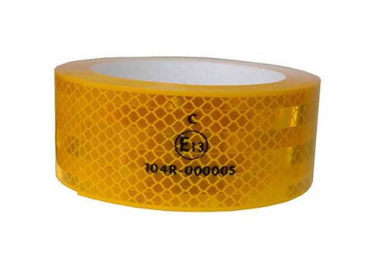 Reflektirajuća traka za hladnjače i tvrde podloge 50mmx12,5m 3G ŽUTA