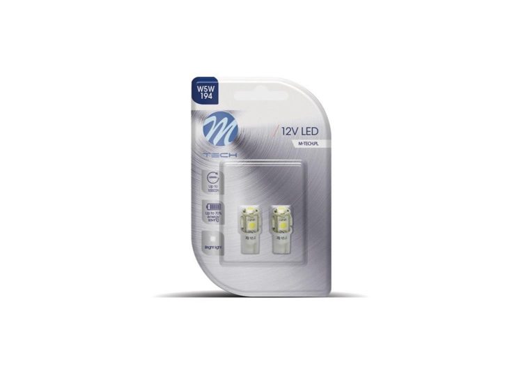 Žarulja LED MTECH W5W 12V 1,2W W2.1X9.5D