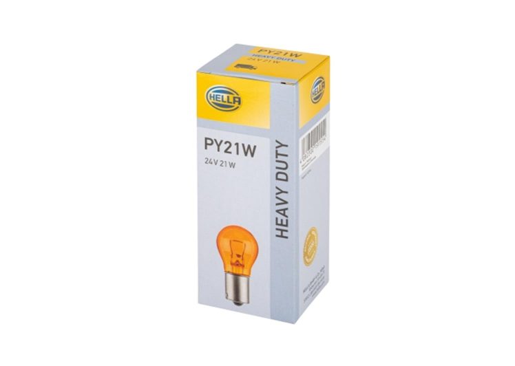 Žarulja HELLA 24V PY21W 8GA006841241 ŽUTA BAU15S