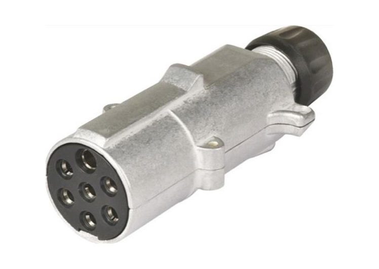 Utičnica 7 pola za prikolicu KAMAR, aluminijski, 24V N, E1266-A