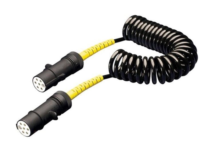 Spiralni kabel struje za kamion/prikolicu PVC 24V KAMAR, 7 PIN , S, E1215