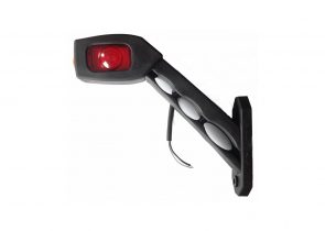 LED gabaritno svjetlo KAMAR lijevo, bočno, koso, crveno/bijelo, L1096