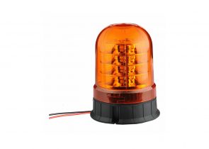 LED rotirka KAMAR žuta, 3 vijka, 12/24V, 24XLED, visina 194mm, 38W, L1409-ALR