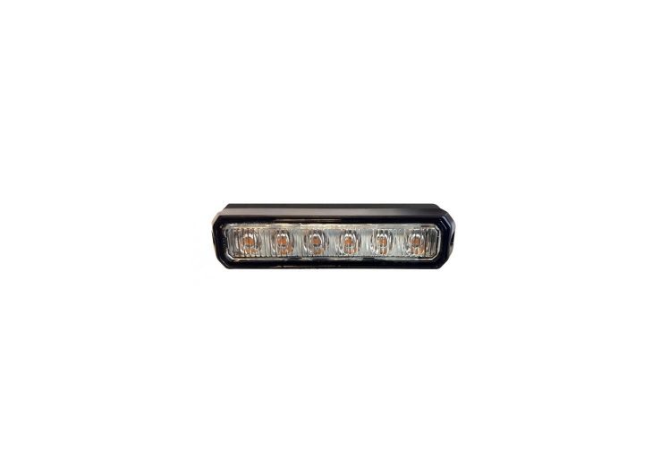 LED bljeskalica KAMAR narančasta 6XLED, 12/24V, 12W, LW0031-ALR