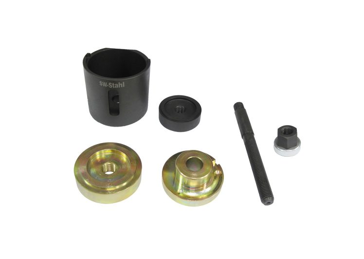 SW-STAHL alat za montažu selena 62mm za VW Polo n1, Fabia 00′ , Octavia 04′, Altea04′, Toledo 04′, 6 dijelni, 302413L