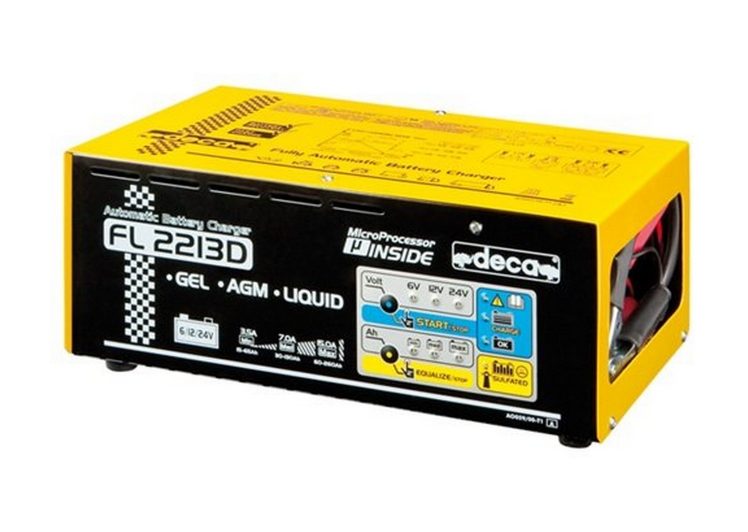 DECA punjač akumulatora 6-12-24V ,15>260AH s elektronskom kontrolom punjenja i očuvanjem punjenja, FL2213D 319800