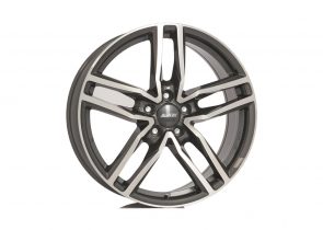 Felga aluminijska ALUTEC 8,0X18 5/112 ET38 (66,6) ikenu siva sprijeda polirana IKE80838B62-9