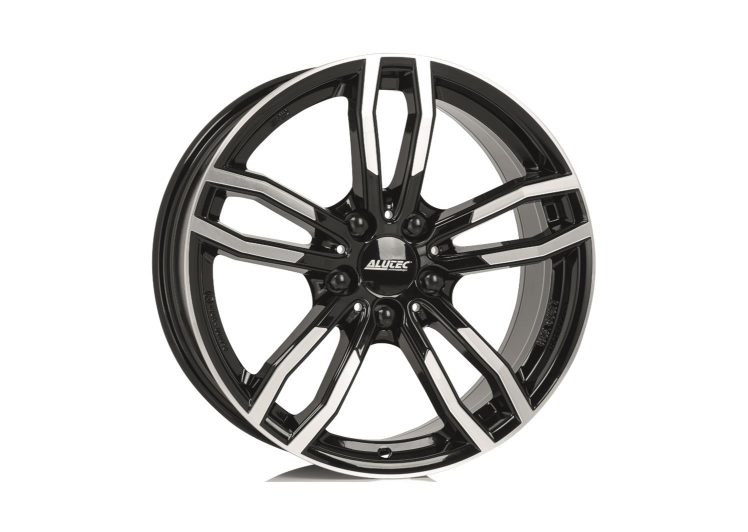 Felga aluminijska ALUTEC 8,0X18 5/120 ET43 (72,6) drive crna sprijeda polirana DRV80843W33-1