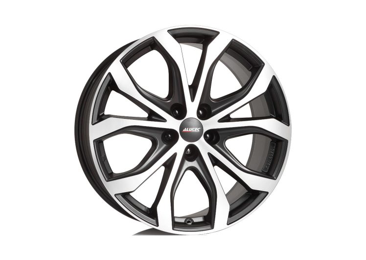Felga aluminijska ALUTEC 8,0X18 5/114,3 ET40 (70,1) w10 crna sprijeda polirana W10X-80840B83-5