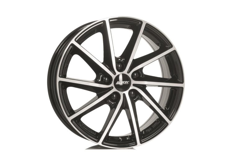 Felga aluminijska ALUTEC 6,5X16 5/115 ET41 (70,1) singa crna sprijeda polirana SIN65641G53-1