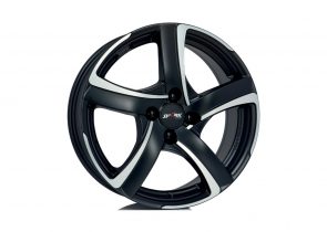 Felga aluminijska ALUTEC 7,0X17 4/100 ET40 (63,3) shark crna sprijeda polirana SH70740A23-5