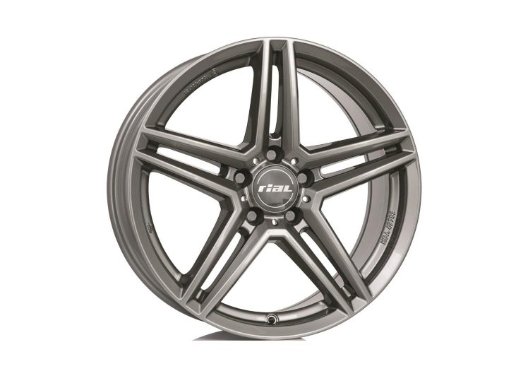 Felga aluminijska RIAL 6,5X16 5/112 ET49 (66,5) m10 ece siva  M10-65649M87-9
