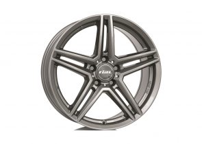 Felga aluminijska RIAL 7,5X17 5/112 ET53 (66,5) m10 ece siva  M10X-75753M87-9