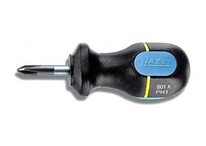 HAZET odvijač kratki križni, dužine 89mm, 801K-PH1