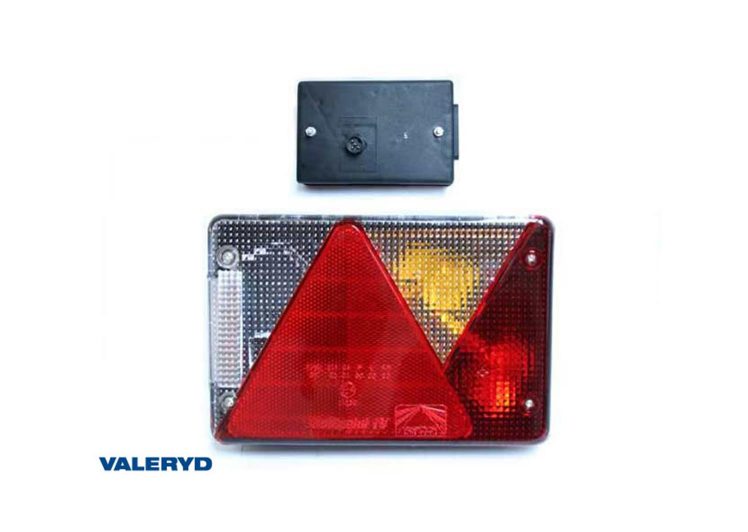 VALERYD štop lampa za prikolicu desna Aspöck 200x136x59 svjetlo za registraciju/bajonet utičnica 3010049
