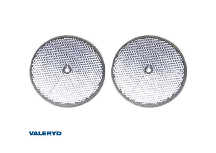 VALERYD katadiopter okrugli 80mm bijeli s rupom (2 kom) 3160044