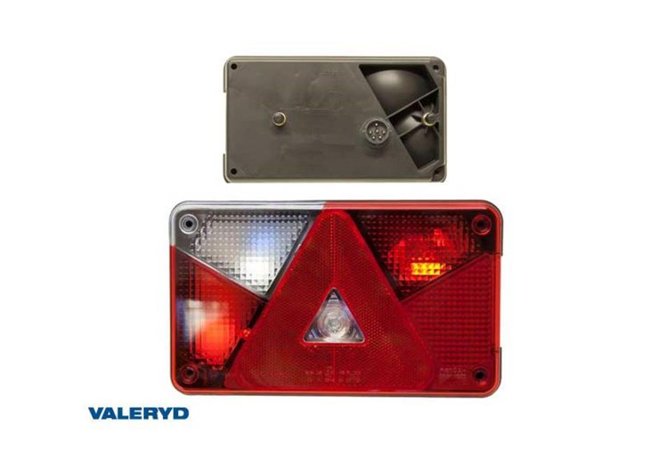 VALERYD štop lampa za prikolicu lijeva Aspöck multipoint 5 238x140x55mm 8pin rikverc/katadiopter 3010115