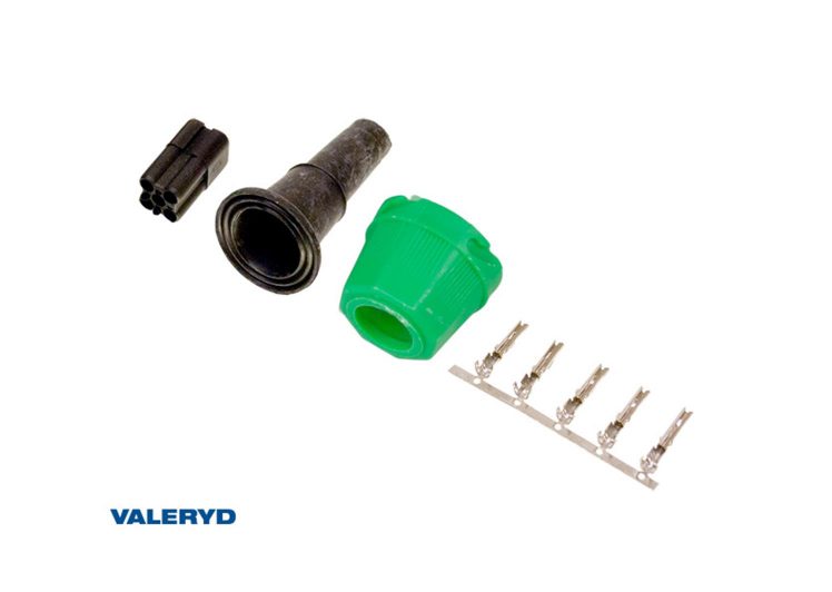 VALERYD utikač 5 pinova za prikolicu desna zeleni Ajba/jokon/Radex 5pin 3109003