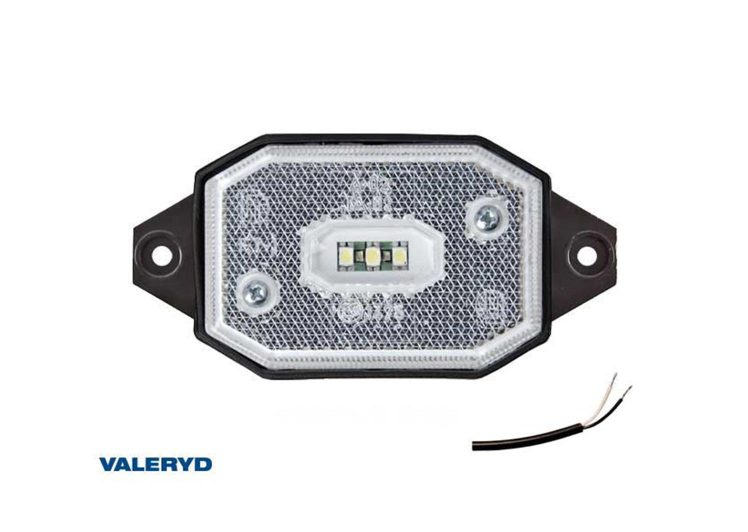 VALERYD pozicija led 65x42x30mm bijela s nosačem 86mm 12-30v kabel 450mm 3156086