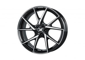 Felga aluminijska ALUTEC 8,5X19 5/112 ET50 (70,1) ADX.01 crna sprijeda polirana ADX1-85950B73-1