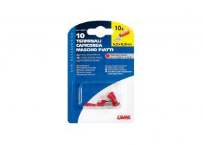 Stopica muška set 0,5-1,5mm2 10kom crvena 45071