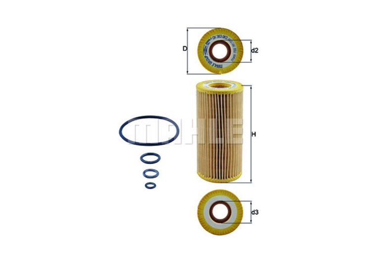 MAHLE filter ulja MB OX 383D S-KLASA W220,221 02->