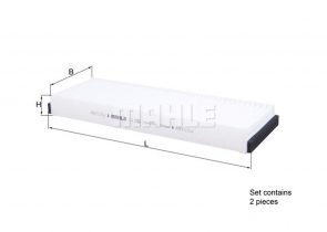 MAHLE filter kabine AUDI LA 239/S A-6 04-> 2 KOM
