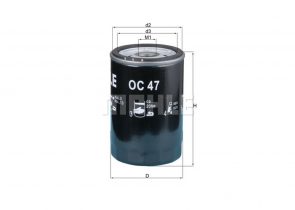 MAHLE filter ulja VW OC 47OF GOLF 3 1.4,1.8