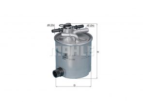MAHLE filter nafte DACIA KL 404/16 LOGAN 1.5DCI 05->