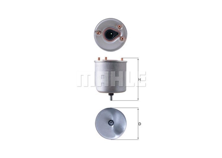 MAHLE filter nafte PEUGEOT 301 CITROEN C-ELYSEE 1.6 HDI