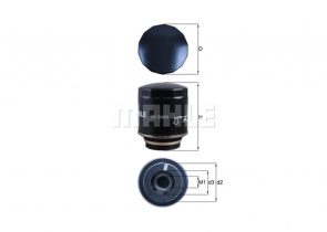 MAHLE filter ulja VW OC 593/3 GOLF 1.2 1.4 TSI