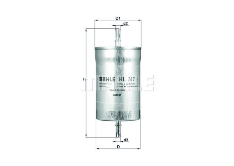 MAHLE filter nafte SEAT KL 767 2.0TDI CJCC