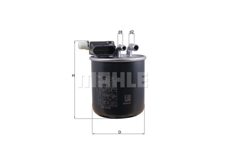 MAHLE filter nafte MB KL 948 A160 180 CDI