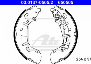 ATE pakne FIAT 03.0137-0505.2 doblo (10-)