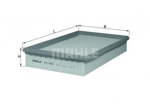 MAHLE filter zraka JAGUAR LX 888 XJ -> 03, XJ 3.2,4.0