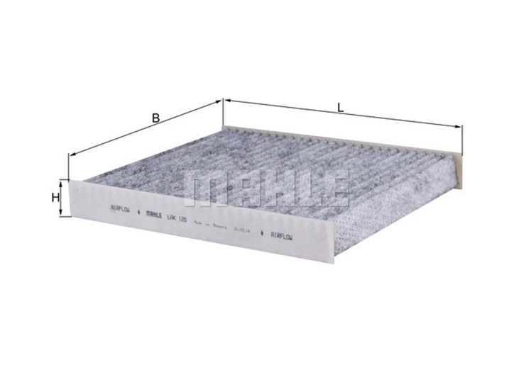 MAHLE filter kabine VW LAK 120 POLO/A2/FABIA/IBIZA, sa aktivnim ugljenom
