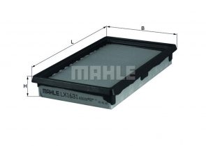 MAHLE filter zraka NISSAN LX 1631 QASHQAI 1.5DCI 07->