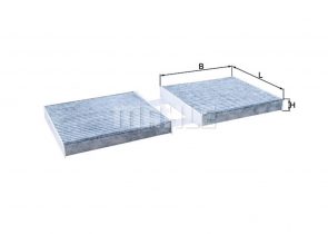 MAHLE filter kabine BMW LAK 630/S X3 F25 X4 F26, sa aktivnim ugljenom