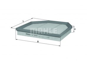 MAHLE filter zraka LX 2074 BMW F30 11-> DESNI