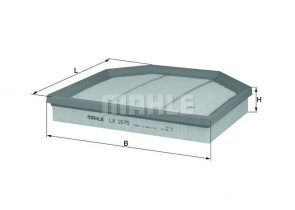 MAHLE filter zraka LX 2075 BMW F30 11-> LIJEVI