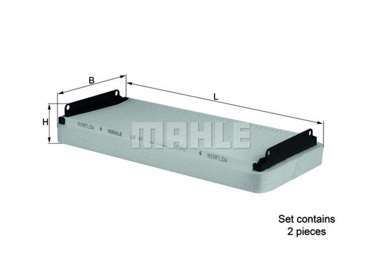 MAHLE filter kabine MB LA 47/S MB E,S KLA SA