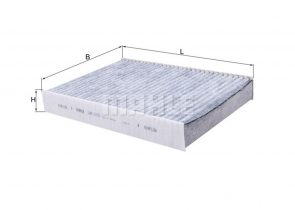 MAHLE filter kabine NISSAN LAK 1173 QASHQAI II CLOSED OFF-ROAD VEHICLE 1.5 DCI 13-> , sa aktivnim ugljenom