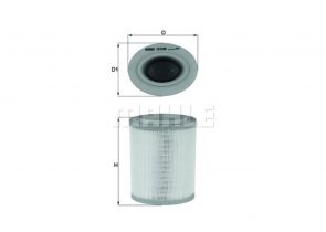 MAHLE filter zraka ALFA ROMEO LX 2790 159 SALOON 1.9 JTDM 16V (939AXC1B, 939AXC12) 05-11