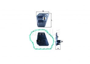 MAHLE filter ulja mjenjača AUDI HX 167D A4 MK 3 AVANT/ESTATE 2.0 TDI QUATTRO 06-08