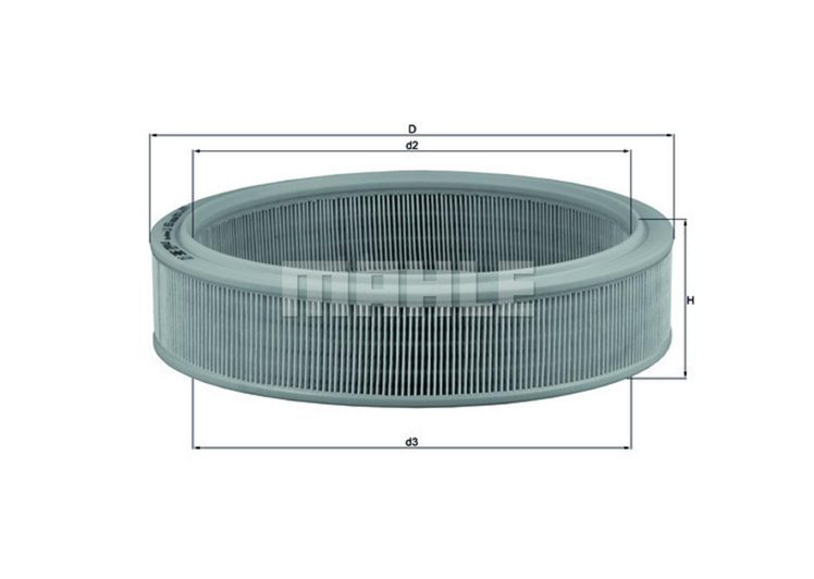 MAHLE filter zraka FIAT LX 853 PUNTO 1.2 8V 99->