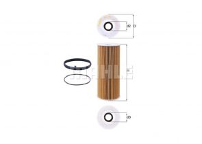 MAHLE filter ulja AUDI OX 381 A-4,A-5,A-6,A-8,Q5 2.4-3.2 FSI 04->