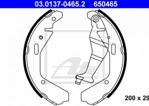 ATE pakne OPEL 03.0137-0465.2 agila 00-07 200×29